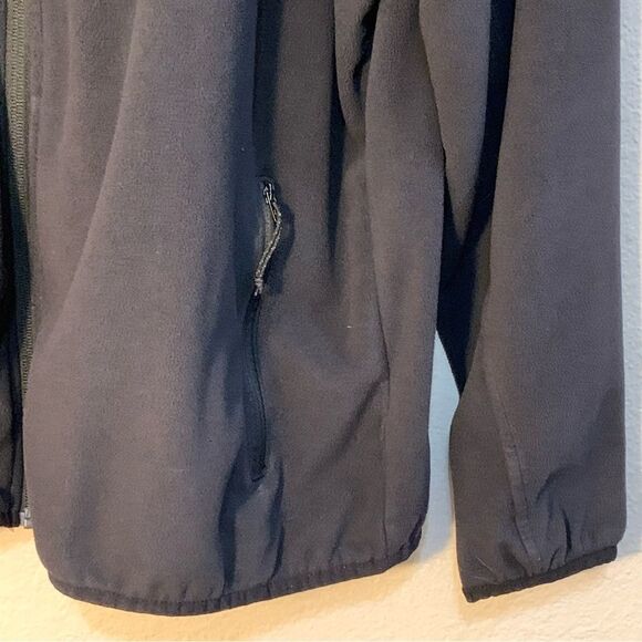 COLUMBIA Fleece Jacket Men’s 2X Black Full Zip, Zipper Pockets. - Picture 4 of 12